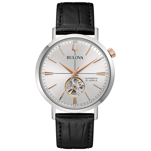 Orologio Bulova 98A289 Aerojet Automatic Nero | Gioiellitosti.it